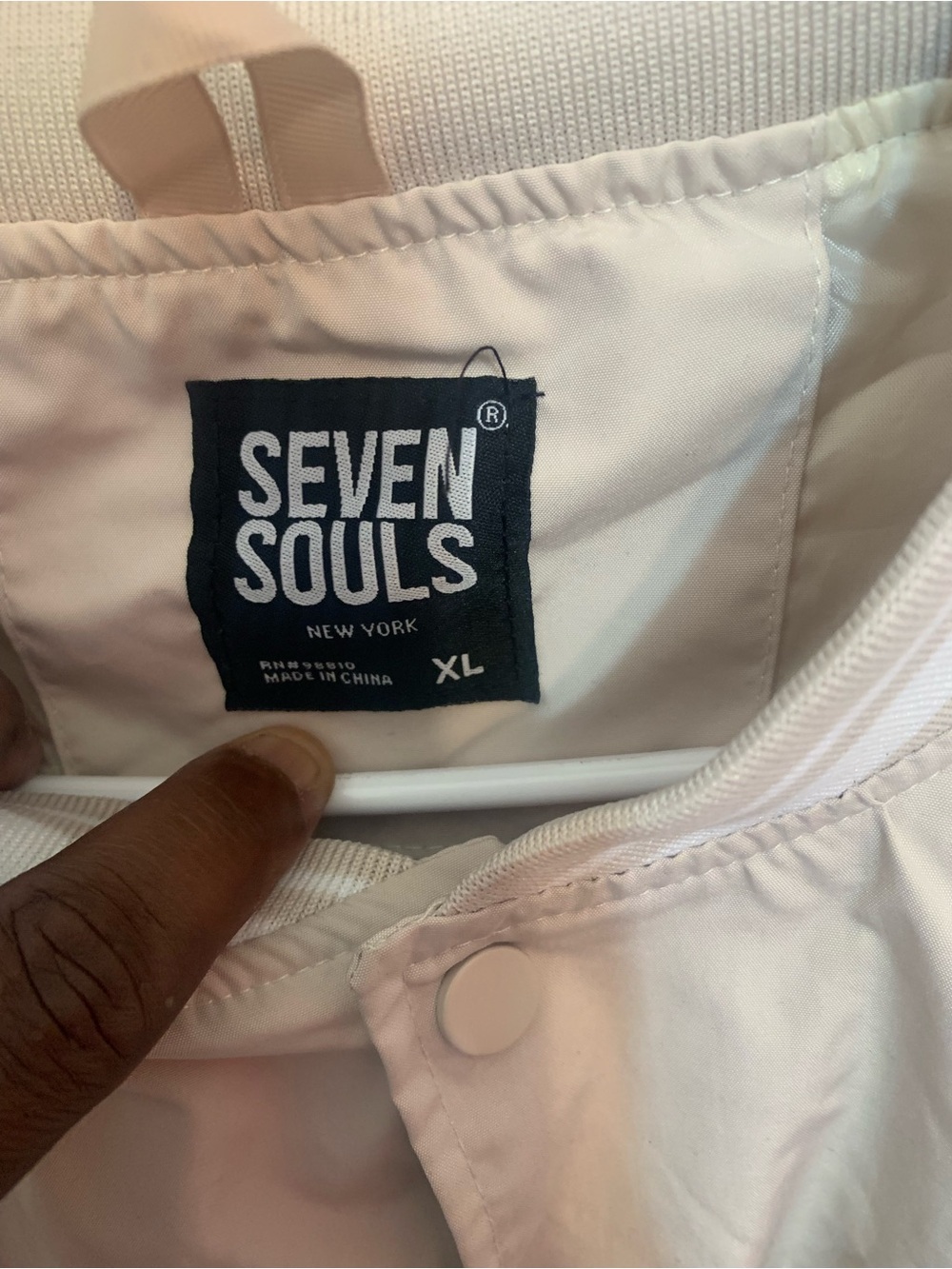 Seven Souls Lightweight White Jacket - XL